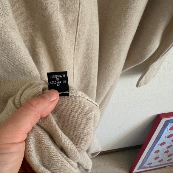 Saverio Palatella 100% cashmere oversize sweater S/M - Picture 9 of 10